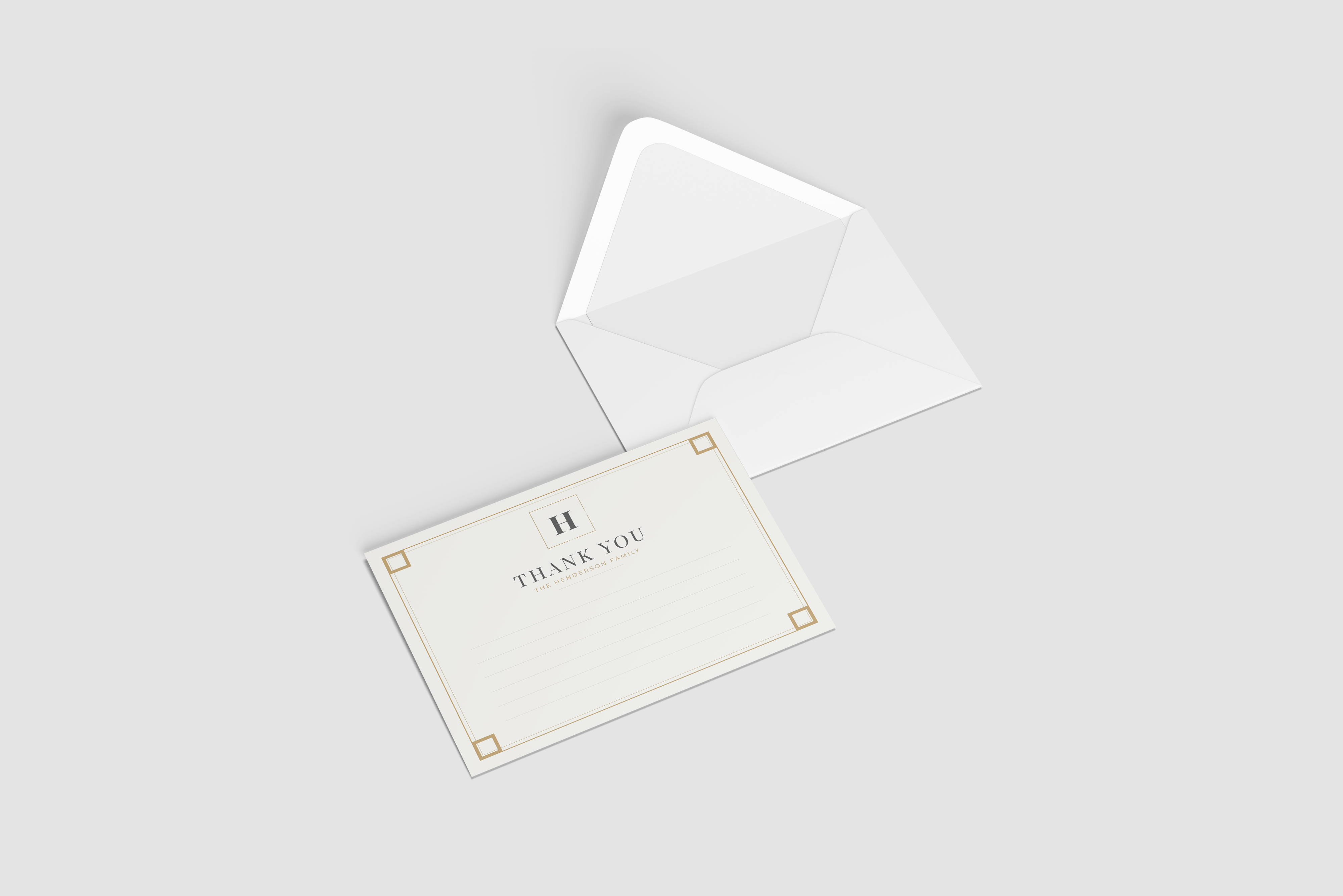 Flat Thank You Card (5.5" × 4.25")